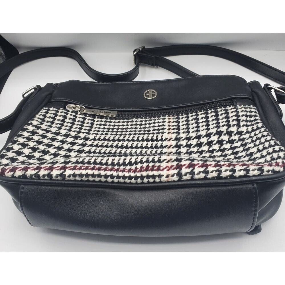 Giani Bernini Houndstooth Pattern Medium Crossbod… - image 2